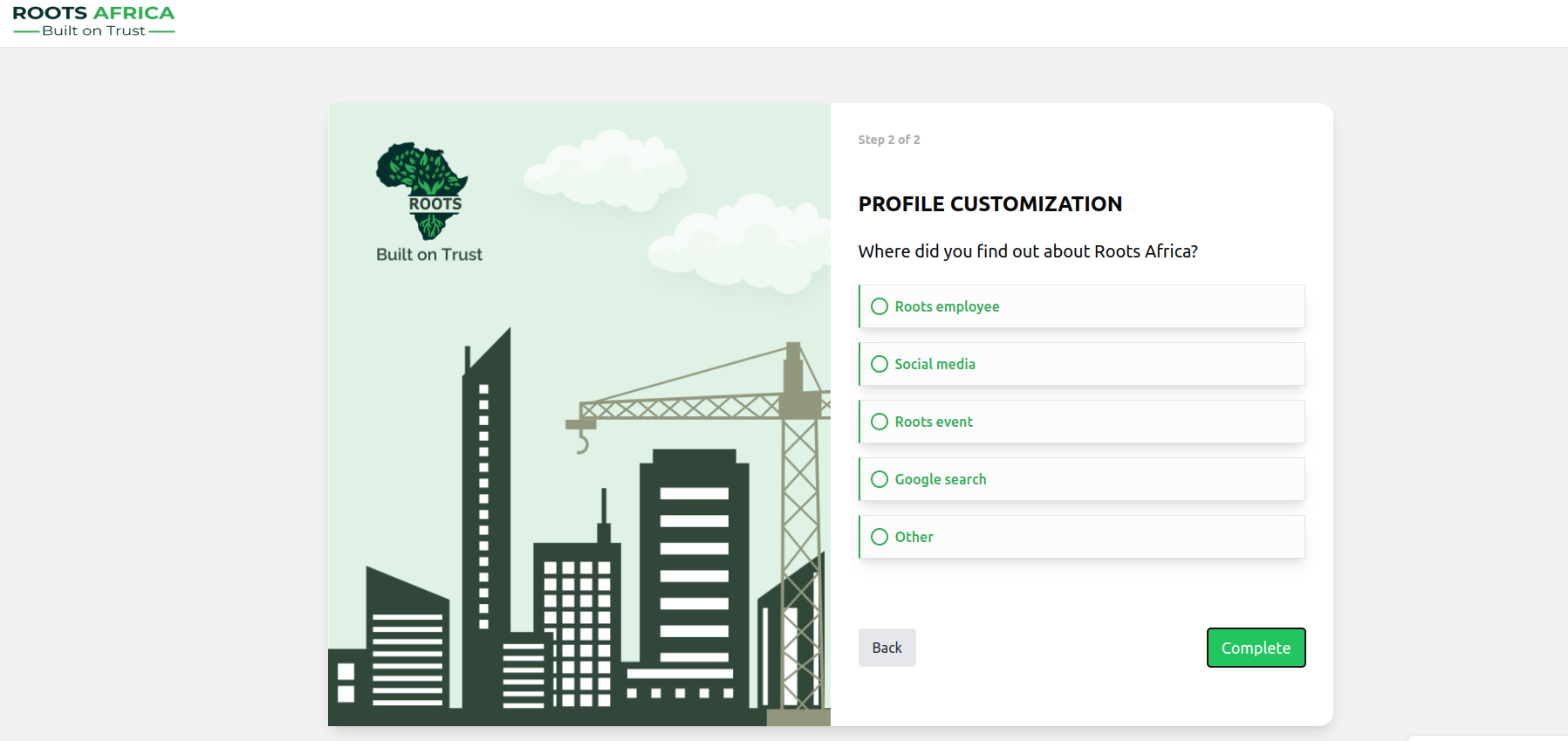 Profile Customization